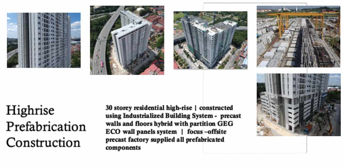 Highrise Prefabrication Constuction - IBS Industrialized Building System Projects